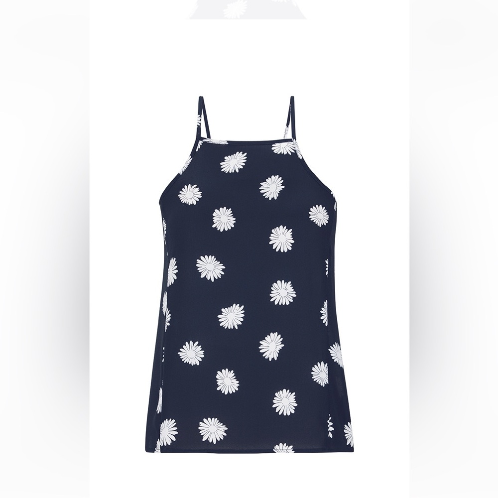 CAbi Petal Tank- Sz L- Spring ‘22 collection